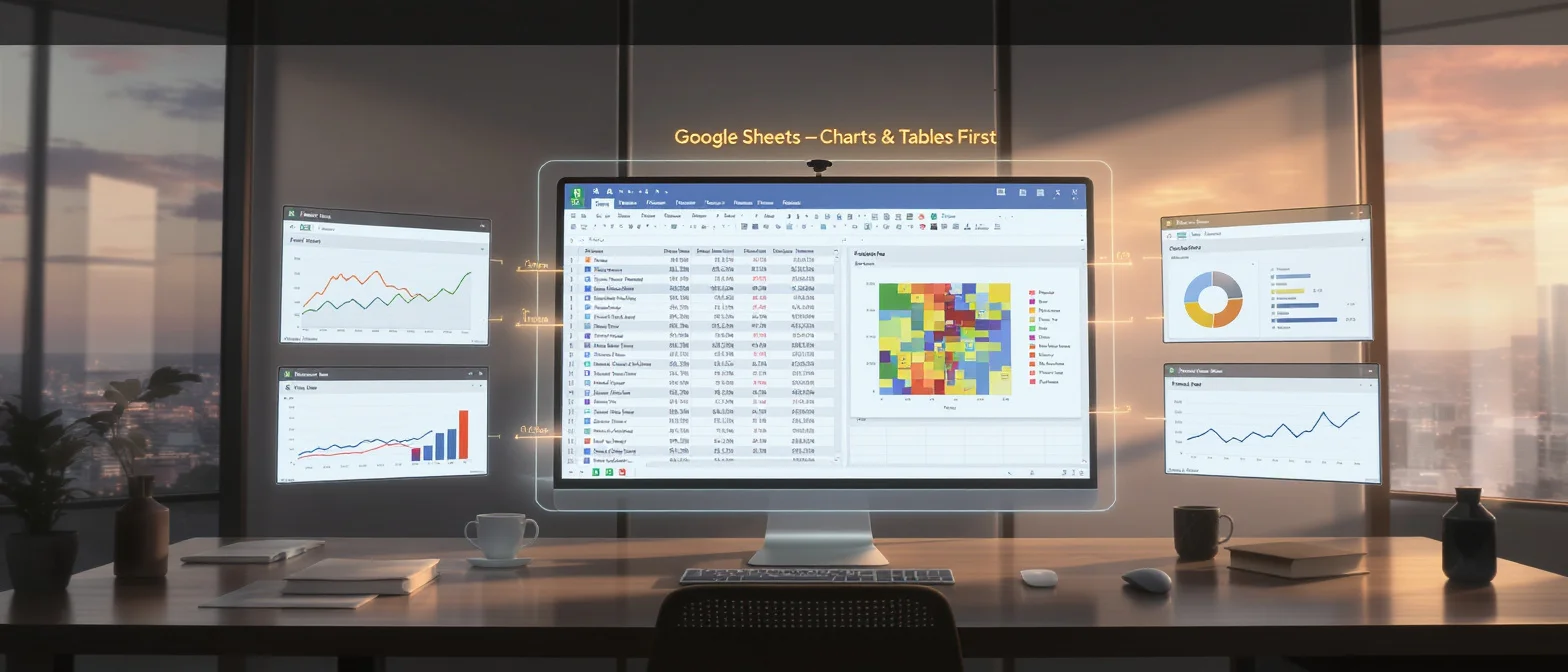 ChatGPT + Google Sheets: автоматизація аналізу даних — ілюстрація до статті