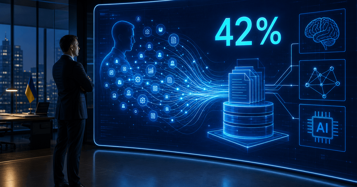 Залежність від ключових співробітників: 42% інституційних знань унікальні для людини — як ШІ зберігає експертизу